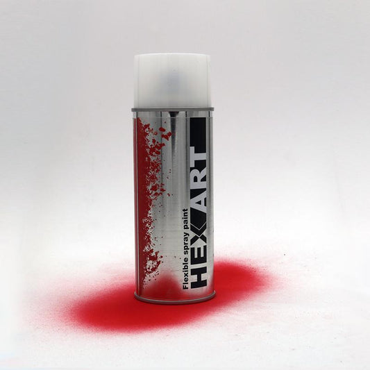 HEXART FLEXIBLE PAINT AEROSOL ALERT RED