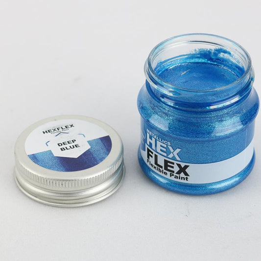 HEXFLEX METALLIC PAINTS DEEP BLUE 50ml