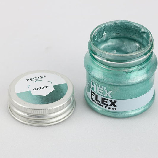 HEXFLEX METALLIC PAINTS GREEN 50ml