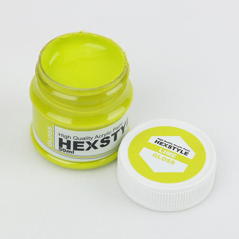 HEXSTYLE GLOSS LIME 50ml