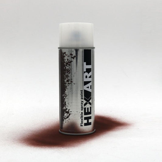 HEXART FLEXIBLE PAINT AEROSOL MUD BROWN
