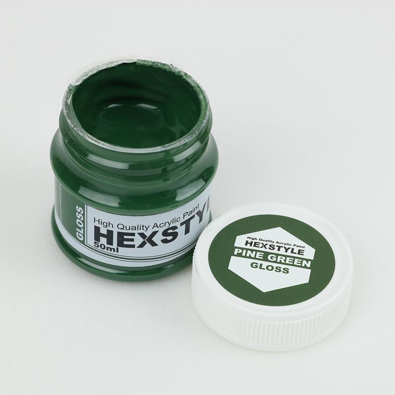 HEXSTYLE GLOSS PINE GREEN 50ml â Poly-Props US