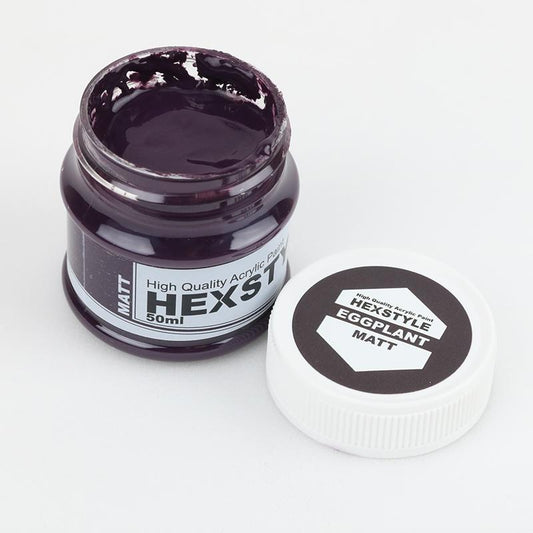 HEXSTYLE MATT EGGPLANT 50ml