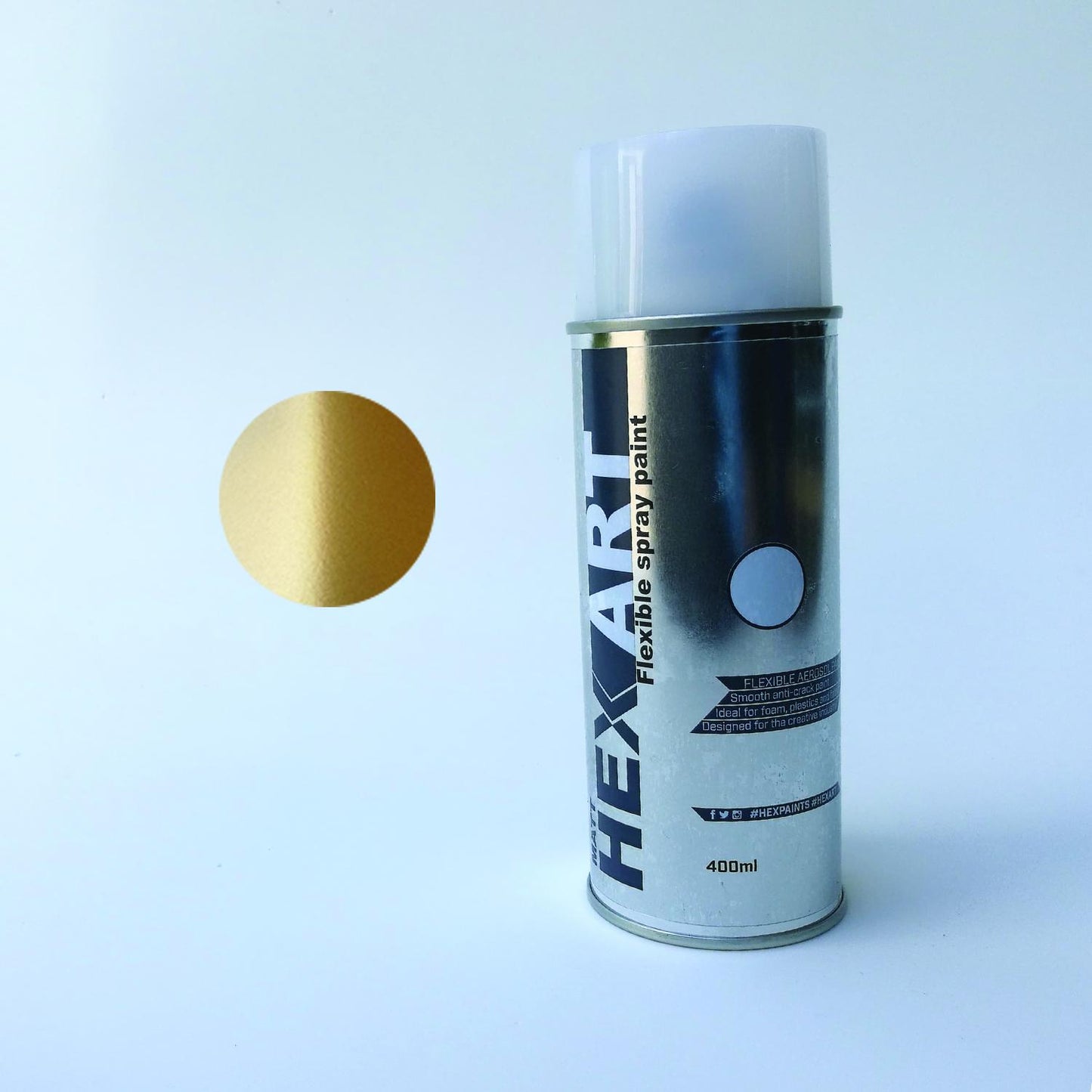 METALLIC HEXART FLEXIBLE PAINT AEROSOL GOLD