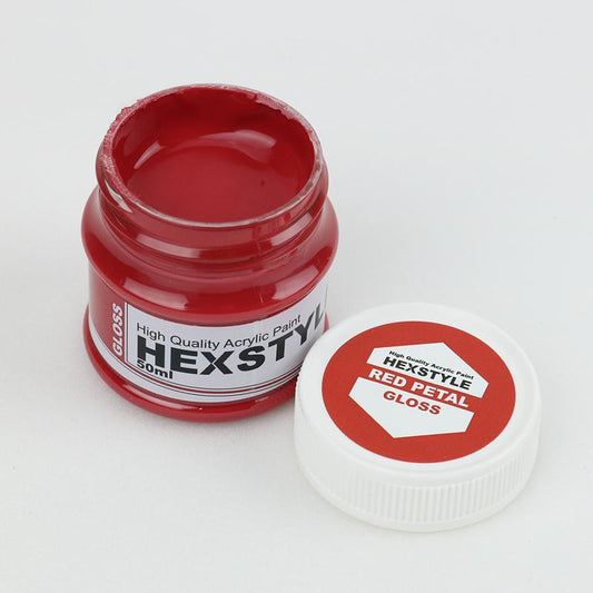 HEXSTYLE GLOSS RED PETAL 50ml