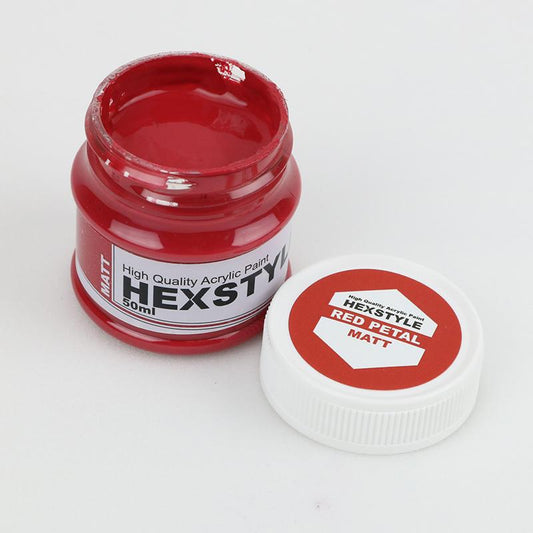 HEXSTYLE MATT RED PETAL 50ml