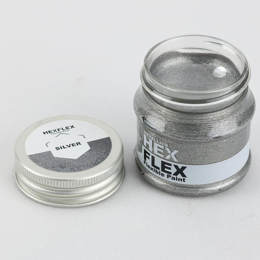 HEXFLEX METALLIC PAINTS SILVER 50ml