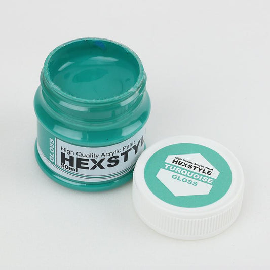 HEXSTYLE GLOSS TURQUOISE 50ml